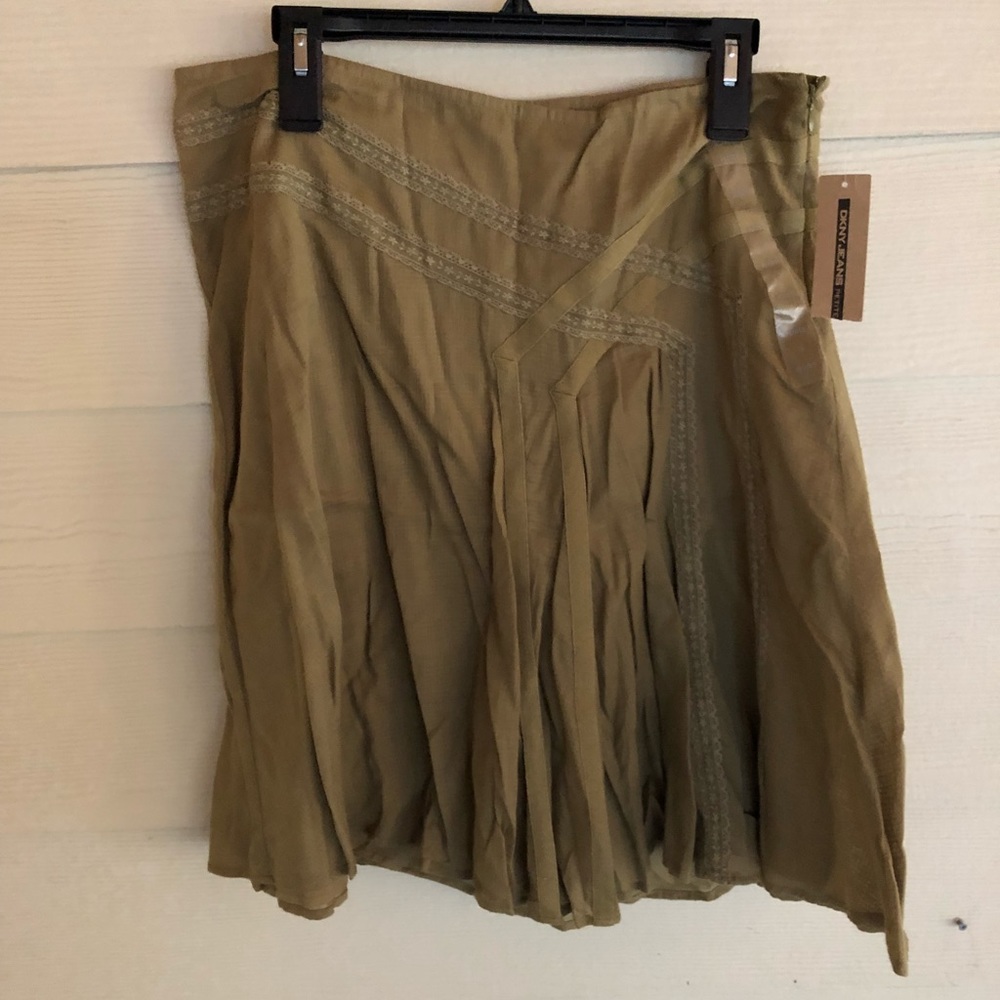Green DKNY Skirt Size 10P